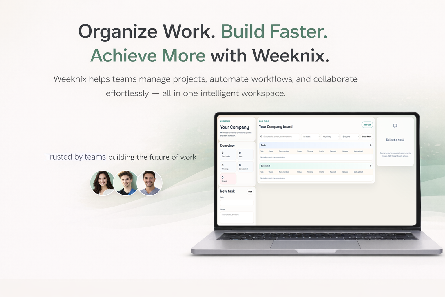 Weeknix workspace preview